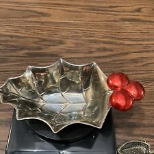 godinger silver art co holiday nut candy dish picture