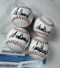 Lot of 4: Donald Trump Signed Autographed Baseballs With COA's picture