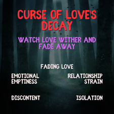 Curse of Love's Decay - Watch Love Wither | Powerful Black Magic Love Curse picture