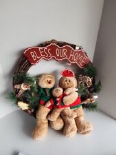 GINGERBREAD Family  CHRISTMAS WREATH picture