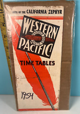 1954 Western Pacific Time Tables picture