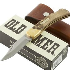 Schrade Golden Bear Lockback Desert Ironwood Folding Pocket Knife 6OTW picture