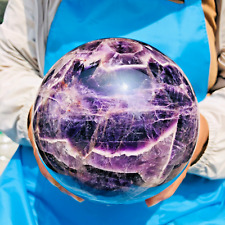 6.93LB Natural dream amethyst sphere quartz polished ball crystal healing decor picture