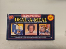Richard Simmons "Deal-A-Meal Weight Loss System" Sealed VHS 1994 Complete picture