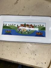 VILLEROY BOCH DESIGN NAIF SANDWICH TRAY 11x5.5 CHECK STORE HAVE ENTIRE SET picture