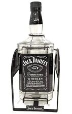 Jack Daniels Distillery 3L Bottle Cradle Pour Assist Stand Black Metal Swinging picture