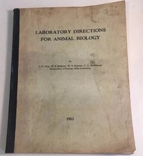 1953 Duke University Dept Of Zoology Lab Directions Animal Biology Manual Book picture