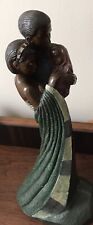 African American Family Statue Unique Design 12 Inches Tall Beautiful picture