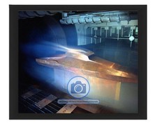 X-43A SCRAMJET IN HIGH-TEMPERATURE TUNNEL 2004 8X10 FRAMED PHOTO picture