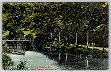 c1910s Nonucan River Camp Overton Mindanao Philippine Islands Antique Postcard picture