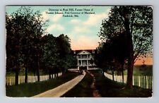 Frederick MD-Maryland, Rose Hill, Home of Thomas Johnson, Vintage Postcard picture