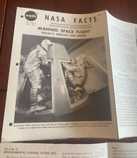 Vintage NASA Facts Vol. II, No. 8 Projects Mercury & Gemini Manned Space Flight picture