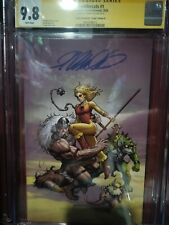 Thundercats #1- Virgin Variant Frank Cho Cover- SIGNED by Cho & CGC 9.8 picture
