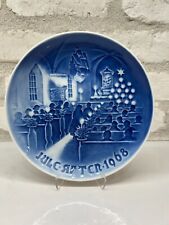 VINTAGE BING GRONDAHL BLUE CHRISTMAS PLATES 1968 - 1978 CHOICE  picture
