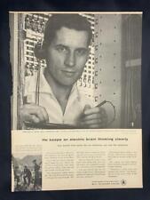 Magazine Ad* - 1957 - AT&T / Bell System - Byron Jensen - Telephone Man picture