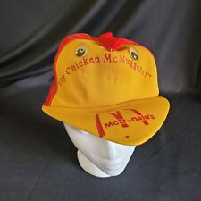 Rare Vintage McDonalds Chicken McNuggets Mascot Mesh Snapback Hat 80s Mascot picture