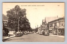 North Andover MA-Massachusetts, Main Street, Coca-Cola, Vintage Postcard picture
