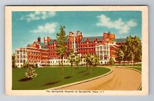 Springfield, MA-Massachusetts, Springfield Hospital Antique, Vintage Postcard picture