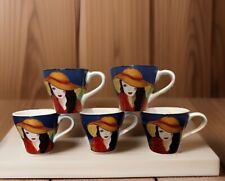 Sango 4914 Cafe Paris Vintage Coffee Mug Set of 5 picture