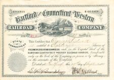 Hartford And Connecticut Western Railroad Co. - Railroad Stocks picture