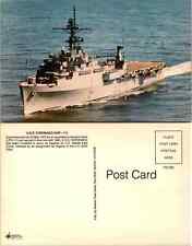 Vintage Postcard - MILITARY RPPC-USS CORONADO (AGF-11) FLAGSHIP US SIXTH FLEET picture