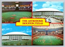 The Astrodome Houston Texas Multiview Vintage Unposted Postcard picture