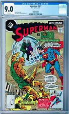 Superman #327 CGC 9.0 (Sep 1978, DC) Whitman Variant, White Pages, Kobra app. picture