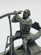 Galileo Galilei Pewter Figurine Sculpture Franklin Mint picture