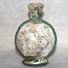 Ancient Roman Glass Medicine Bottle with Extremely Rare Color in Good Condition picture