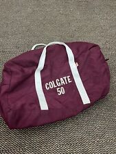 rARE Football Colgate University Duffle Bag Snitz Manufacturing 70s College picture