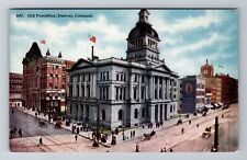 Denver CO-Colorado, Old Post Office, Antique Vintage Souvenir Postcard picture