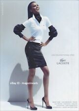 LACOSTE 1-Page PRINT AD Spring 2011 LIYA KEBEDE legs ankles feet in sexy heels picture