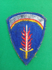 Authentic Post WW2 Era US Army Europe Patch, Cloth Back, Uniform Worn. picture
