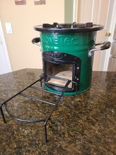 Stove Tec Metal Wood & Biomass Fuel Prepper Cookstove Camping NICE CONDITION picture