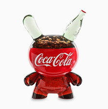 Coca-Cola Kidrobot Dunny 8" Diet Coke Resin Art Figurine Soda Theme Red picture