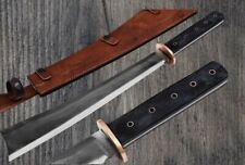 21 Inches Handmade High Carbon Steel FULL TANG Hunting Machete Fixed Blade picture