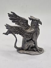 Vintage Unbranded Pewter Griffin Figurine picture