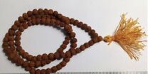 7mm Rudraksha Japa 108 Beads Mantra Mala From India.  Today picture