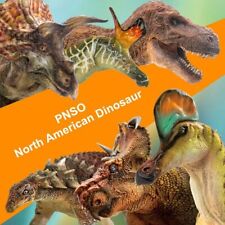 6Pcs PNSO North American Dinosaur Corythosaurus Lambeosaurus Borealopelta Model  picture