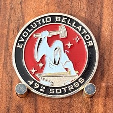 492 SOTRSS Evolutio Bellator Blacksmiths Double Sided Challenge Coin W#32 picture