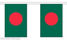 BANGLADESH 9 METRE BUNTING 30 FLAGS flag Bangladeshi Dhaka picture