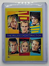 The Rules Of Attraction Limited Artist Signed Comedy Classic Trading Card 1/10 picture