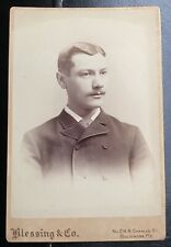 1890s Paul Dashiell Johns Hopkins University Football US Navy Coach Cabinet Card picture