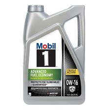 Mobil 1 Advanced Fuel Economy Full Synthetic Motor Oil 0W-16, 5 Quart picture