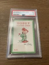 1937 SNOW WHITE “DOPEY” PLAYING CARD WALT DISNEY 1937 PSA GRADED DISNEY CARD picture