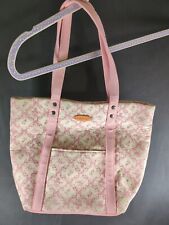 Longaberger 2009 Horizon of Hope Pink Tote Purse Bag 8x11 W/I Handles picture