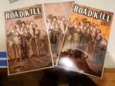 ROAD KILL CAFE #1a PASQUALE Billy Kid 3pcs Trade, 2 Variants, & Virgin Naughty picture