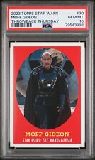 2023 Topps Throwback Thursday Star Wars #30 Moff Gideon PSA 10 picture