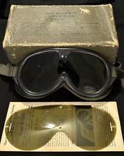 ORIGINAL Aviator M-1944 Goggles Polaroid with Box Tinted Extra Lens 1974 picture