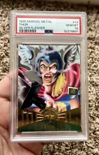 1995 Marvel Metal THOR #13 Silver Flasher Avengers RARE PSA 10 pop 15 WOW picture